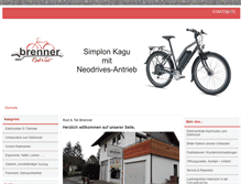 Tablet Screenshot of elektrofahrrad-shop.com